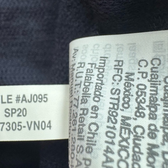 NWT J. Crew Textured Tank Top with Scallop Trim Navy Blue Size Large - Picture 10 of 11
